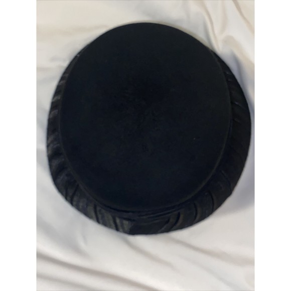 Vintage Toucan New York  Women’s Black Hat 100% Wool & Silk EUC